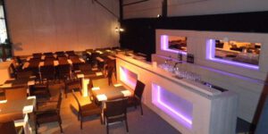 Luxe Steigerhoutenbar 2,40m inclusief bar