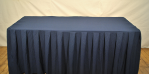 Buffettafel kleden blauw