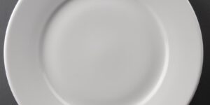 Borden plat wit 24 cm