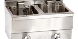 Frituur tafelmodel 2 vaks