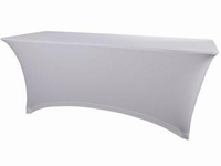 Buffettafel kleden wit (stretch)