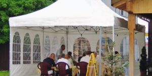 Partytent harmonica 4X4 mtr.