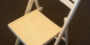 Houten klapstoelen Wit (Weddingchair)