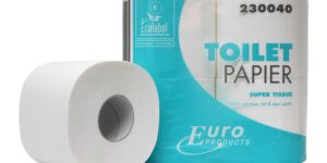 Toiletpapier 2-laags Cellulose Wit 4 x 400 vel
