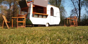 Food caravan vegetarisch.